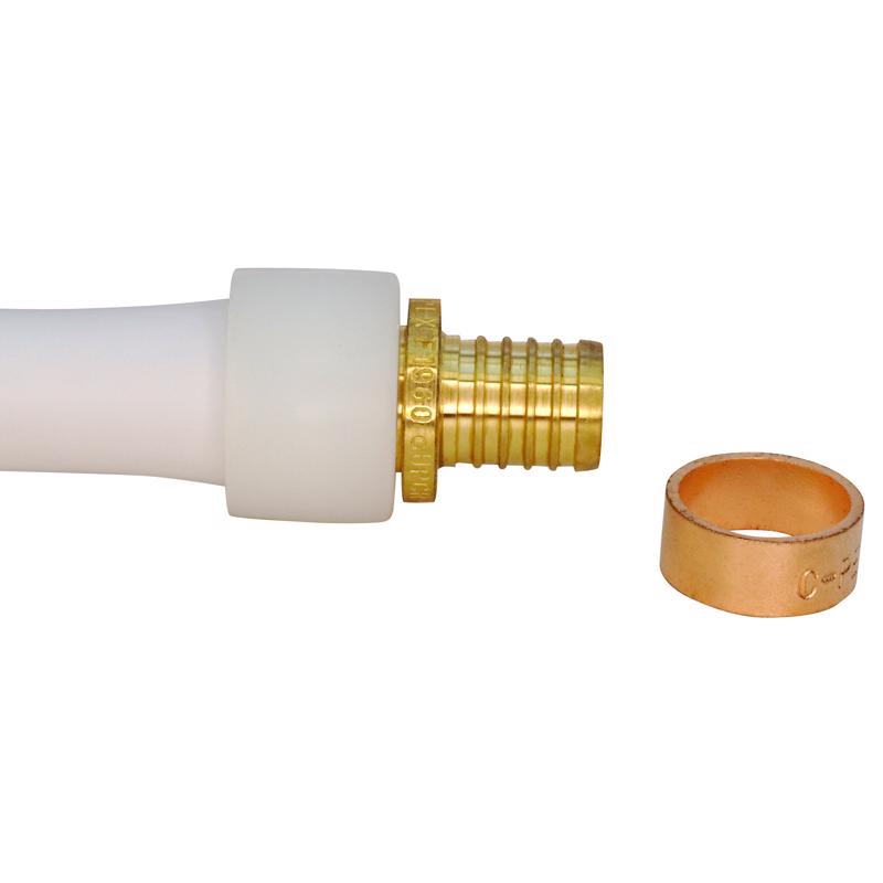 Apollo PEX-A 3/4 in. Expansion PEX in to X 3/4 in. D Barb Brass Coupling