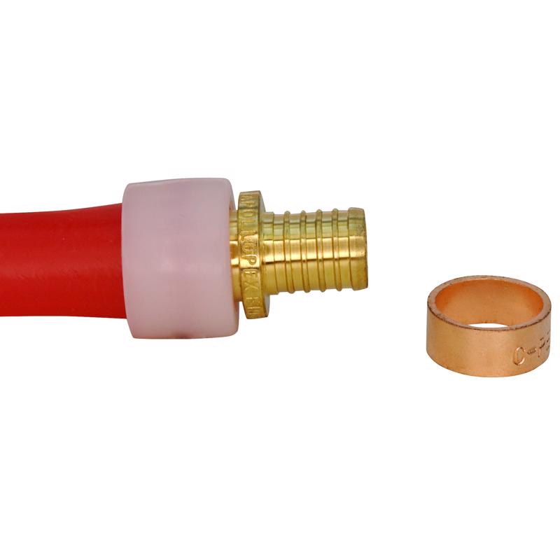 Apollo PEX-A 3/4 in. Expansion PEX in to X 3/4 in. D Barb Brass Coupling