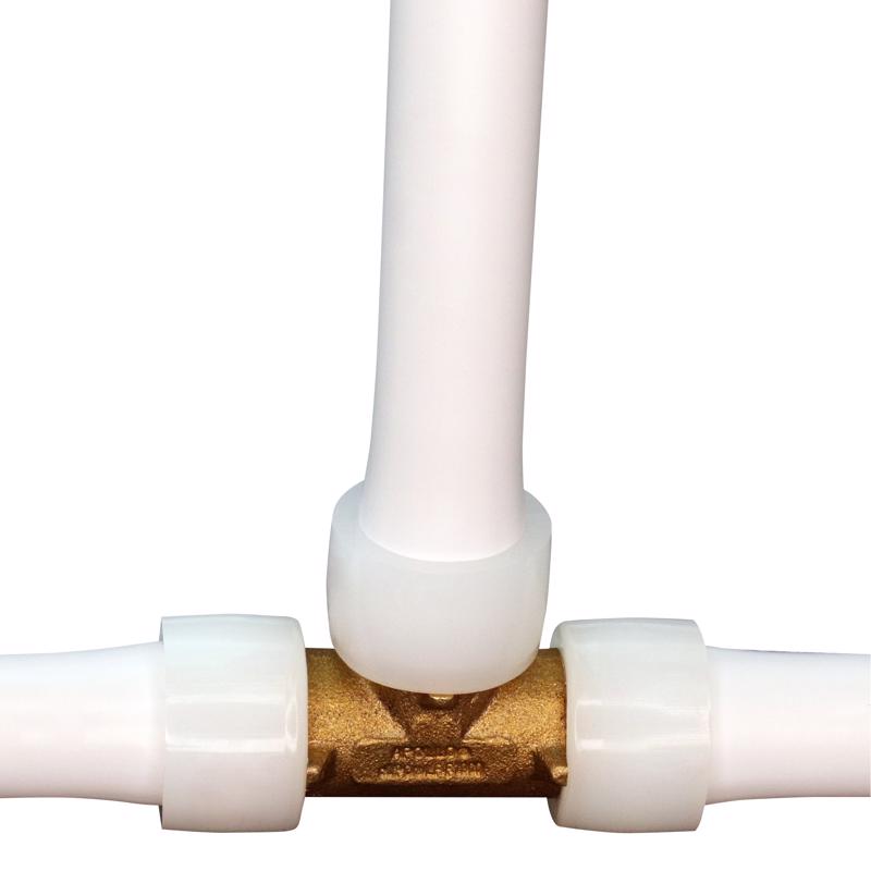 Apollo PEX-A 1/2 in. Expansion PEX in to X 1/2 in. D Barb Brass Tee