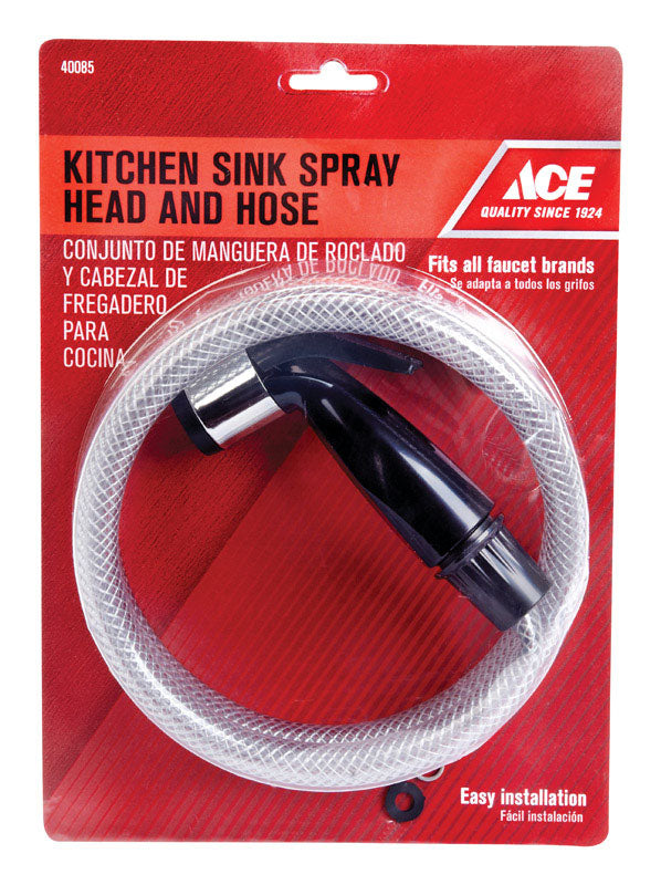 FAUCT SPRAY BLK HD W/HSE