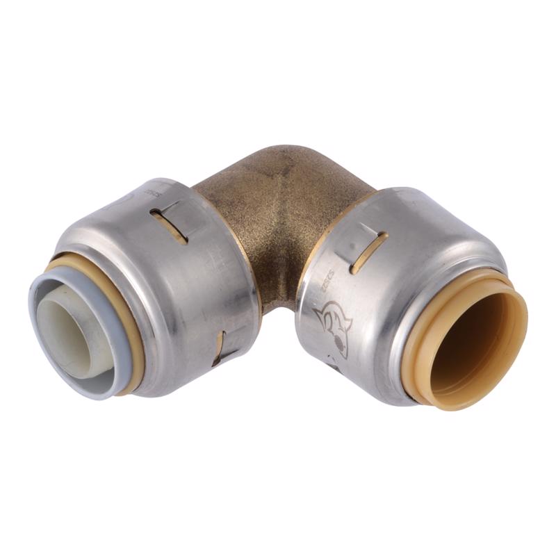 SharkBite Push to Connect 1/2 in. PTC X 1/2 in. D PTC Brass Elbow