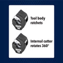 Superior Tool 1/2 in. Ratcheting Pipe Cutter Red 1 pc