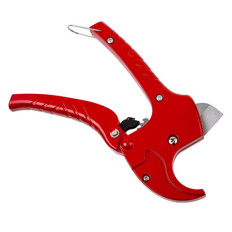 Superior Tool 1-5/16 in. Ratcheting Pipe Cutter Red 1 pc
