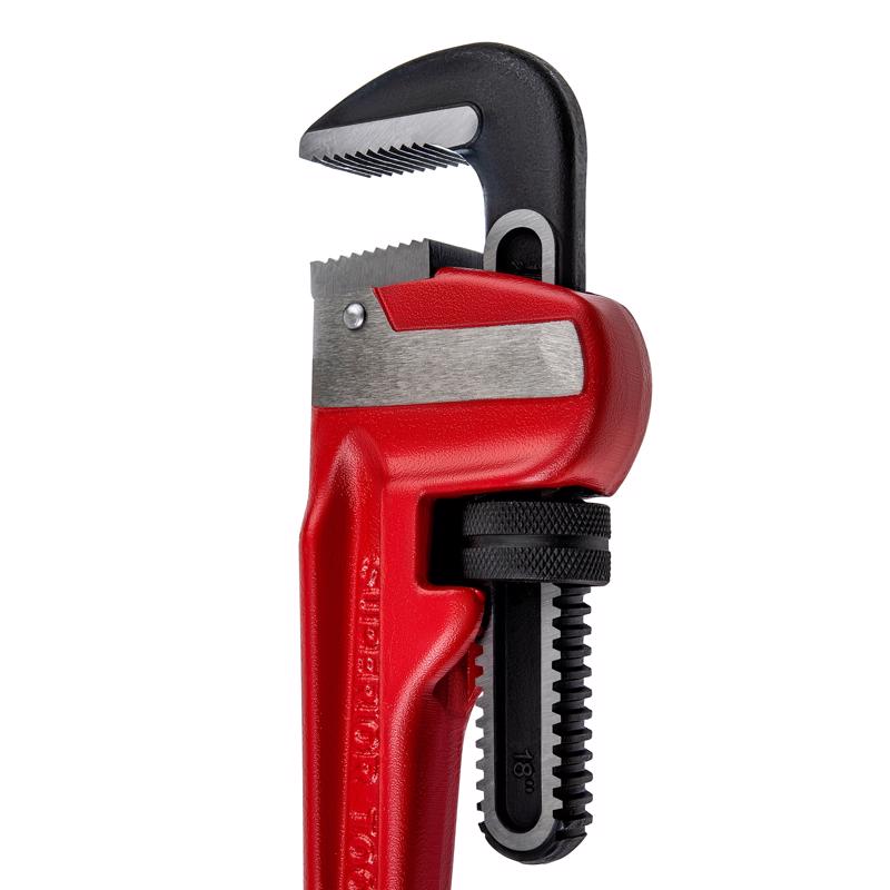 Superior Tool Pro-Line 2-1/2 in. Heavy Duty Pipe Wrench Red 1 pc