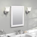 Zenna Home 22.38 in. H X 16.38 in. W X 5 in. D Rectangle Medicine Cabinet