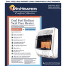 Mr. Heater Comfort Collection 20000 Btu/h 700 sq ft Radiant Natural Gas/Liquid Propane Heater