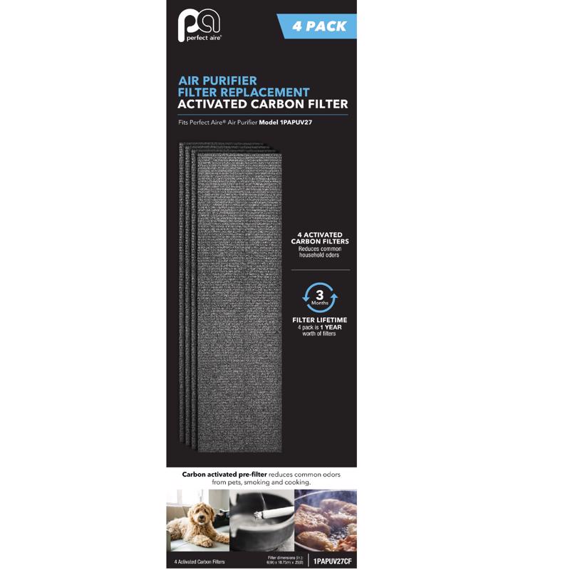 Perfect Aire 18.75 in. H X 6 in. W Rectangular Carbon Pre-Filter 4 pk