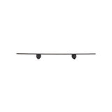 Danco 4-1/4 in. Matte Black Square Stainless Steel Drain Cover