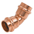 45DEG ELBOW COPPER 1"