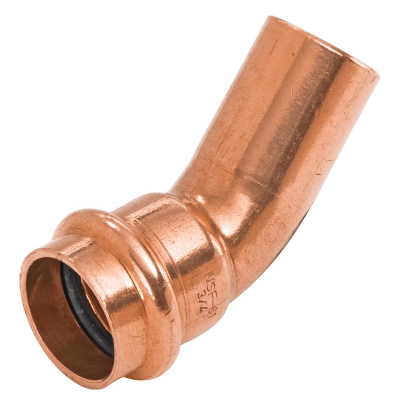 45DEG ELBOW COPPER 1"