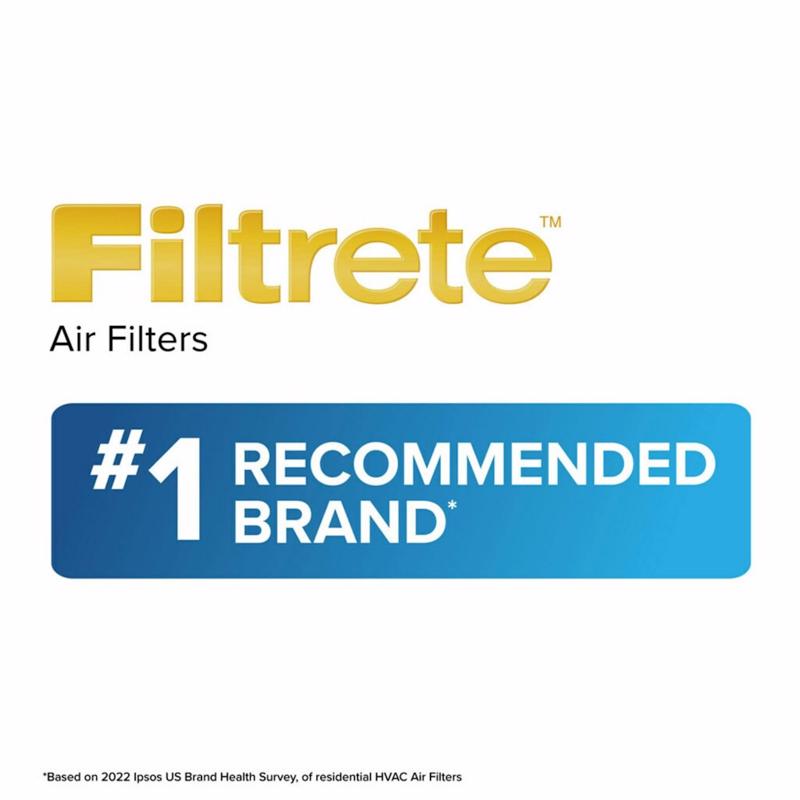 Filtrete 24 in. W X 24 in. H X 1 in. D Synthetic 2 MERV Flat Panel Filter 2 pk
