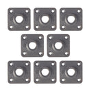 FLANGE BLK IRON 1/2" 8PK