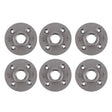 FLANGE BLK IRON 3/4" 6PK