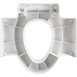 Bemis Independence Rise Elongated/Round White Plastic Toilet Riser