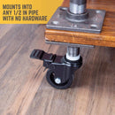 STZ Industries 2 in. D Swivel Polyurethane Caster 75 lb 2 pk