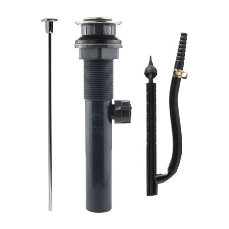 Ace 1-1/4 in. D Chrome Plastic Pop-Up Lavatory Drain