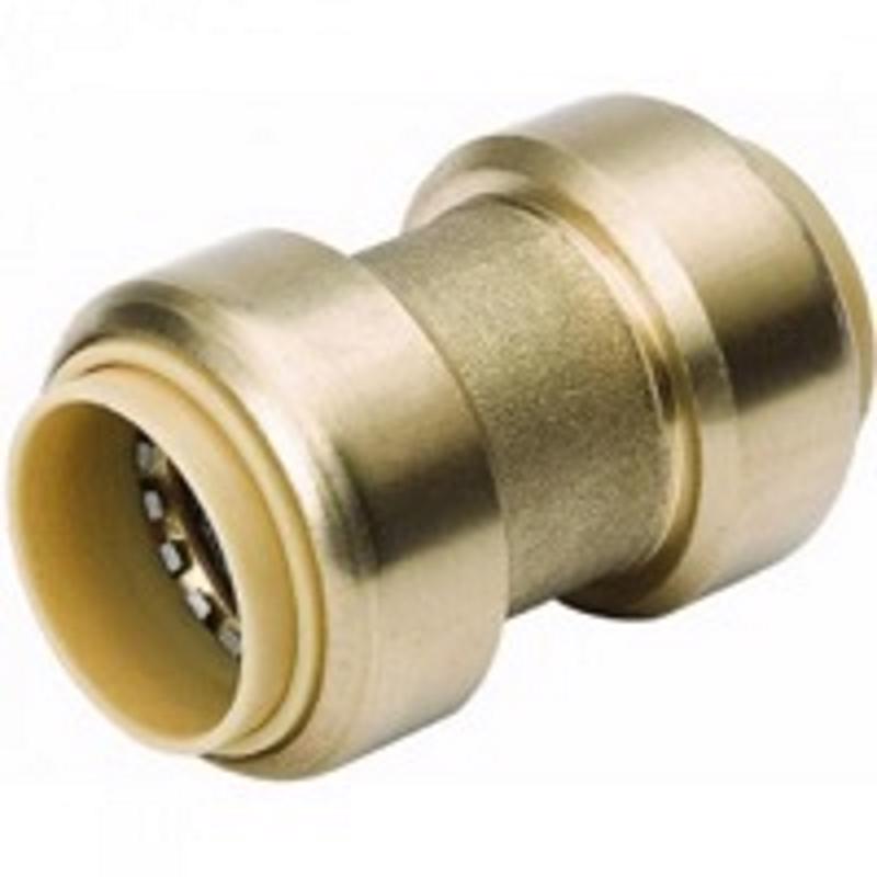 COUPLING BRASS 1/2"D 1PK