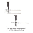 Danco 1.4 in. Brushed Nickel Plastic Replacement Pop Up Stopper