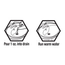 Zep Drain Defense Liquid Build-Up Remover 64 oz