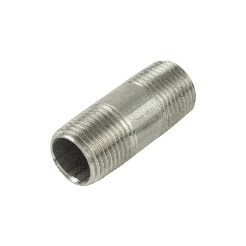B&K Proline 1/4 in. MIP in. X 1/4 in. D MIP Stainless Steel 1-1/2 in. L Nipple