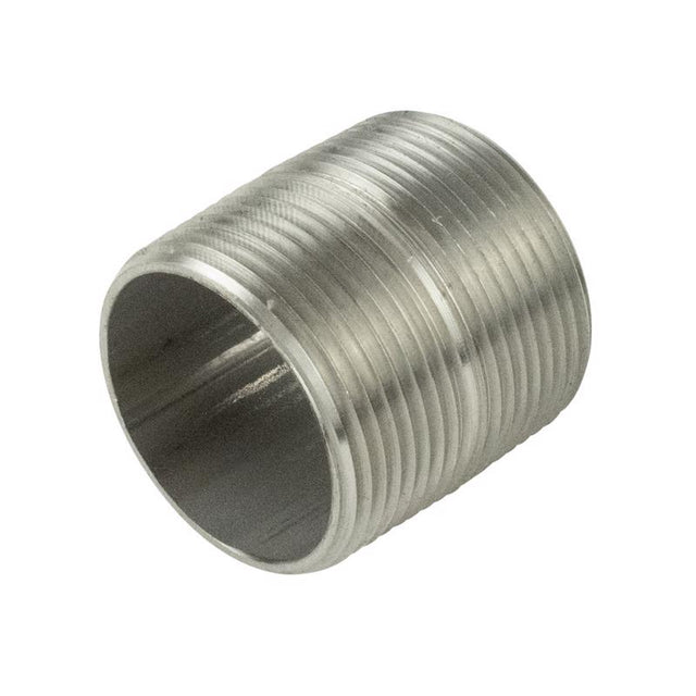B&K Proline 3/8 in. MIP in. X 3/8 in. D MIP Stainless Steel 4 in. L Close Nipple