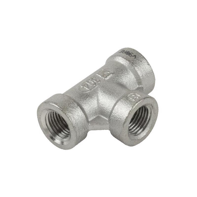 B&K Proline 3/8 in. FIP in. X 3/8 in. D FIP 3/8 in. D FIP Stainless Steel 4 in. L Tee