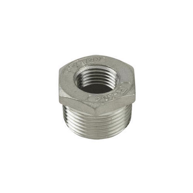 B&K Proline 3/4 in. MIP in. X 1/4 in. D FIP Stainless Steel 4 in. L Adapter Bushing