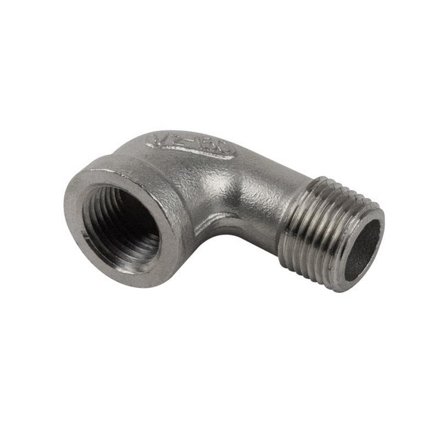 B&K Proline 3/8 in. MIP in. X 3/8 in. D FIP Stainless Steel 90 Degree Street Elbow