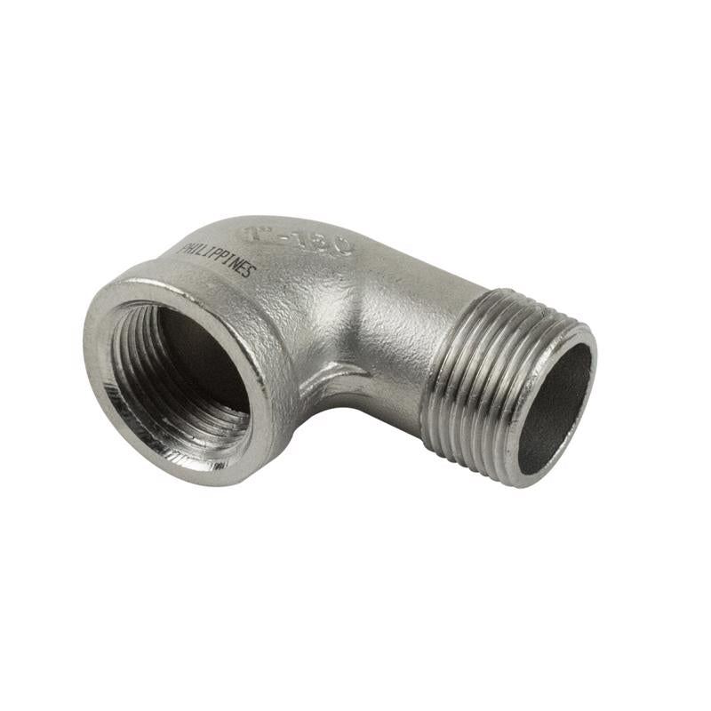B&K Proline 1 in. MIP in. X 1 in. D FIP Stainless Steel 90 Degree Street Elbow
