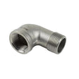B&K Proline 1-1/2 in. MIP in. X 1-1/2 in. D FIP Stainless Steel 90 Degree Street Elbow