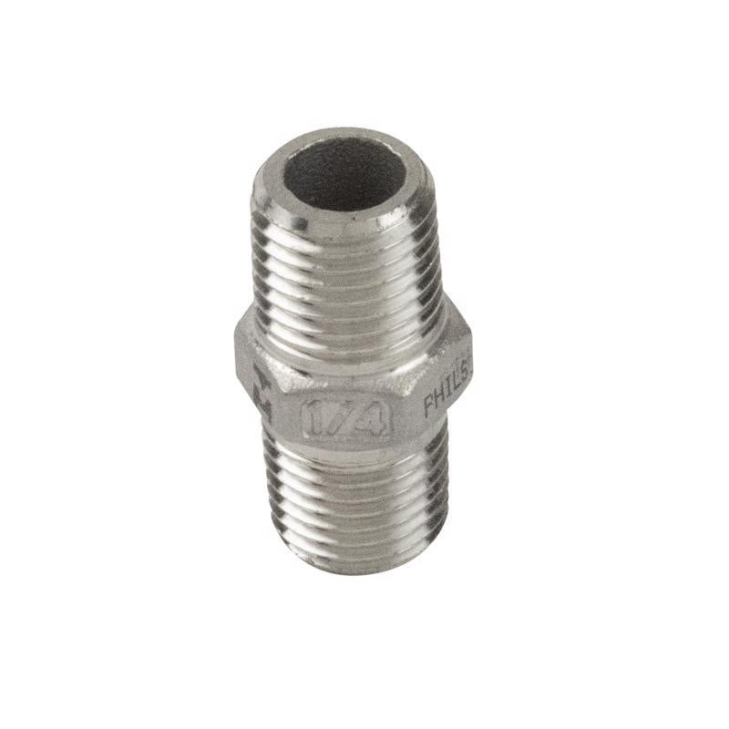 B&K Proline 3/8 in. FIP in. X 3/8 in. D FIP Stainless Steel 4 in. L Nipple