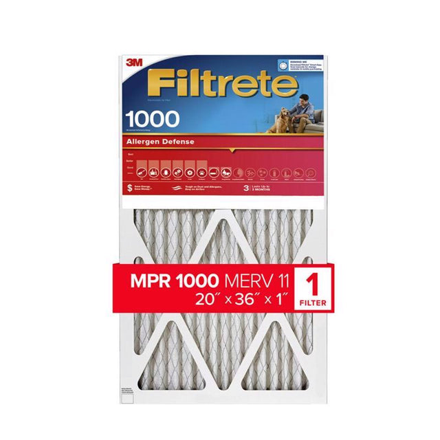 ALLRGN AIR FLTR 20X36X1"