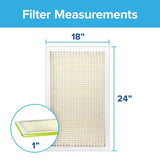 3M Filtrete 18 in. W X 24 in. H X 1 in. D 7 MERV Pleated Air Filter 1 pk