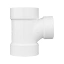 Charlotte Pipe Schedule 30 3 in. Hub X 2 in. D Hub PVC Sanitary Tee 1 pk