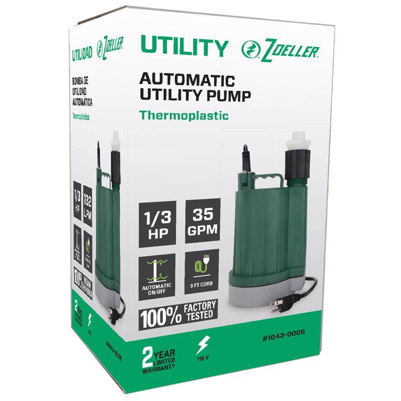 SUBMRSBL UTLY PUMP 1/3HP