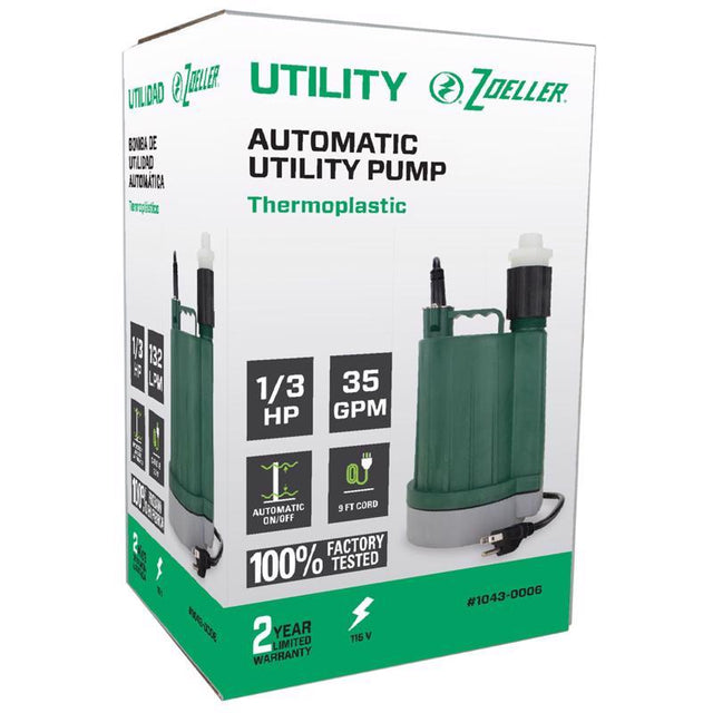 SUBMRSBL UTLY PUMP 1/3HP