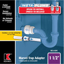 Keeney Insta Plumb 1-1/2 in. D Plastic Marvel Connector