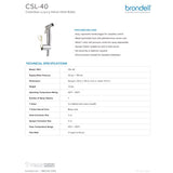 Brondell CleanSpa Silver Hand Held Bidet