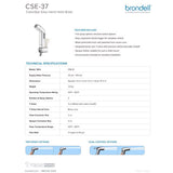 Brondell CleanSpa Silver Universal Hand Held Bidet