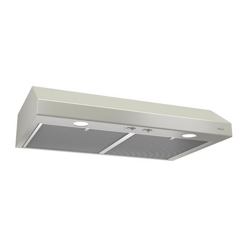 Broan-NuTone Glacier 36 in. W Bisque Range Hood