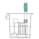 Zoeller 1-1/4 in. D X 1-1/4 in. or 1-1/2 in. D Slip Plastic Check Valve