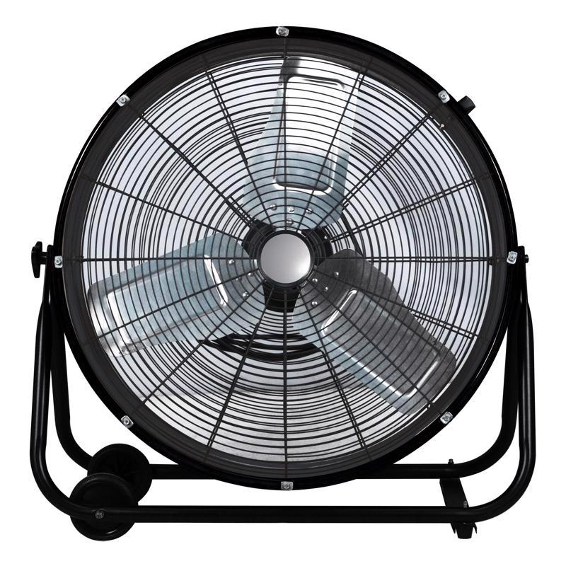 DRUM FAN BLACK 24"