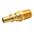 EXCS FLOW MALE PLUG BRSS