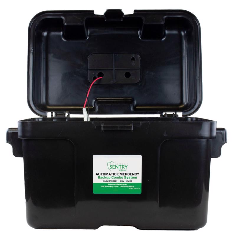 Zoeller 2580 gph Thermoplastic Vertical Float Switch Battery Submersible Backup Sump Pump