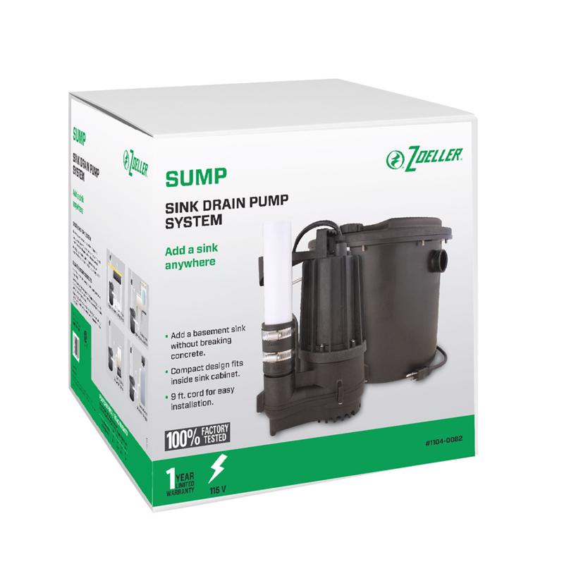 SINK PUMP SYSTM 1/3HP