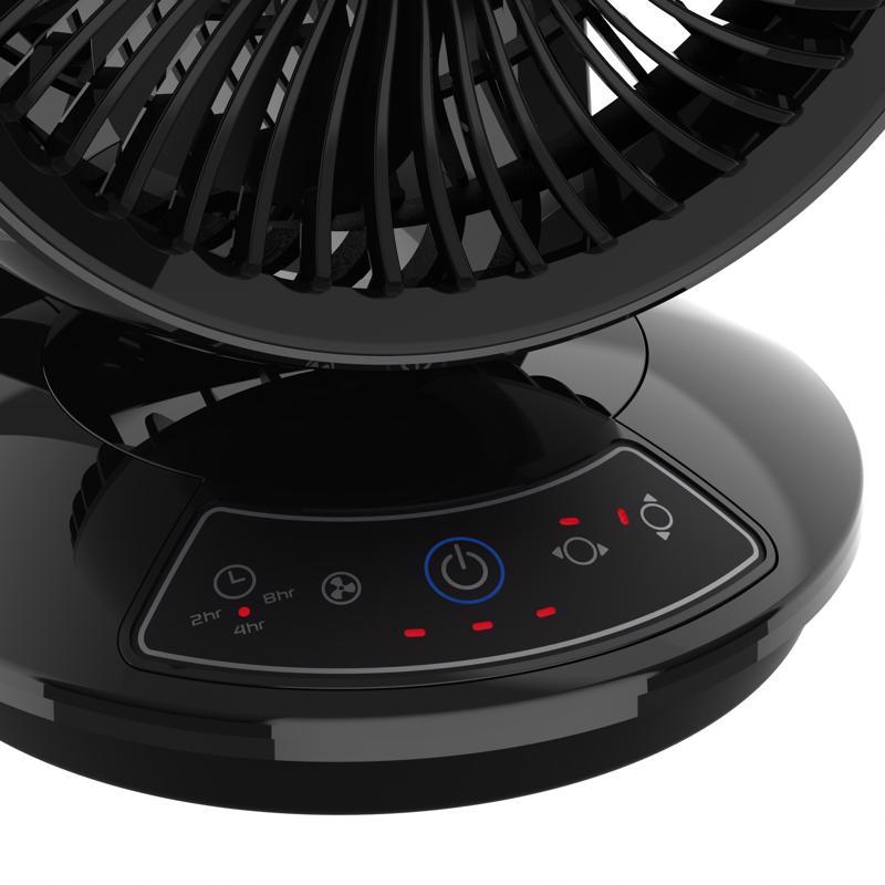 Lasko 12.25 in. H 3 speed Oscillating Air Circulator Fan Remote Control