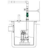 Flint & Walling Zoeller 2 in. D Slip PVC Check Valve
