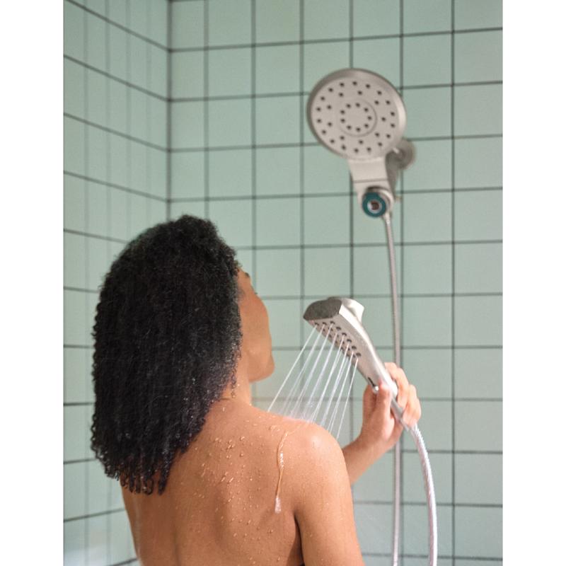 Moen Magnetix Brushed Nickel 8 settings Showerhead Combo 2.5 gpm