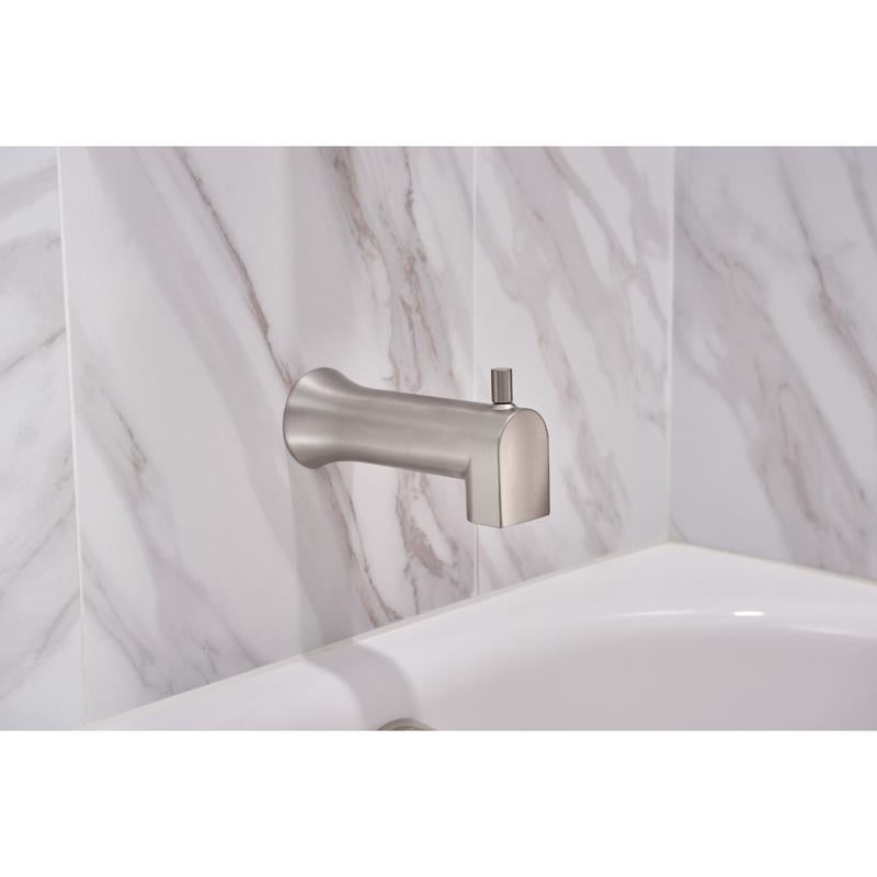 Moen Genta 1-Handle Brushed Nickel Tub and Shower Faucet