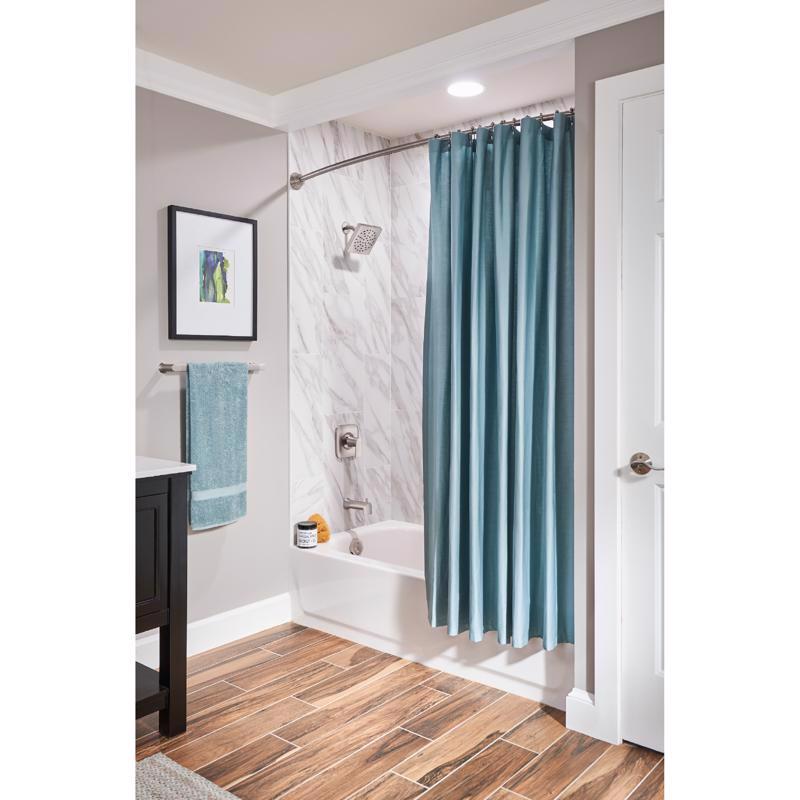 Moen Genta 1-Handle Brushed Nickel Tub and Shower Faucet